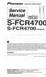 Pioneer S-FCR4700 Service Manual