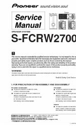 Pioneer S-FCRW2700 XTW/UC Manual de servicio