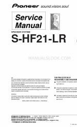 Pioneer S-HF21-LR Instrucciones de uso