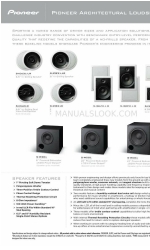 Pioneer S-IC631-LR - In-Ceiling Speaker Left Specificaties