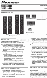 Pioneer S-RS33TB Operating Instructions Manual