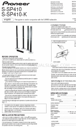 Pioneer S-SP410 Manual de instrucciones