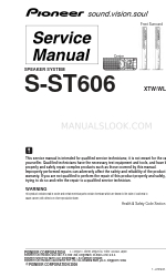 Pioneer S-ST606 WL5 Instrukcja serwisowa