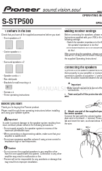 Pioneer S-STP500 Operating Instructions