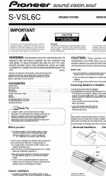 Pioneer S-VSL6C Operating Instructions