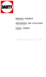 Pioneer S-W150S Operating Instructions Manual