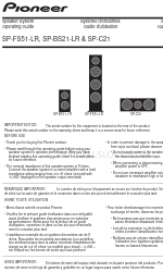 Pioneer SP-BS21-LR Instrukcja obsługi