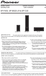 Pioneer SP-FS52 Manuel d'utilisation