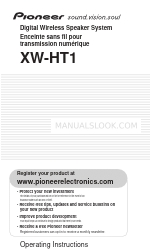 Pioneer XW-HT1 Інструкція з експлуатації Посібник з експлуатації