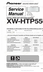 Pioneer XW-HTP550 Руководство по эксплуатации