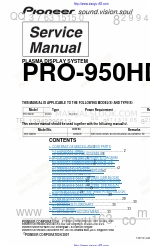 Pioneer Elite PRO-950HD Service Manual