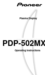 Pioneer PDP-502MXE Manuel d'utilisation