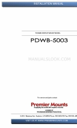 Pioneer PDWB-5003 Installationshandbuch