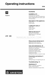 Ariston LFZ 338 Manual de instrucciones