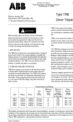 ABB TRB-1 Foglio di istruzioni