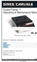 Dinex CARLISLE Turbo-Temp DX1011208 Руководство по эксплуатации и техническому обслуживанию