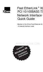 3Com Etherlink 3C905B-TX Skrócona instrukcja obsługi