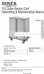 Dinex TQ2T1D10 Manuel d'utilisation et d'entretien