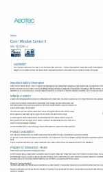 Aeotec Door/Window Sensor 6 Skrócona instrukcja obsługi