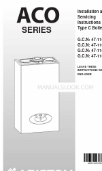 Ariston ACO 27 MFFI Installation And Servicing Instructions