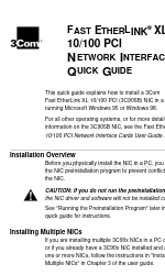 3Com EtherLink XL 10 Quick Manual