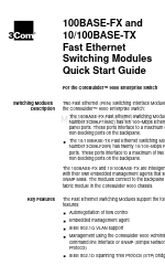 3Com Fast EtherLink XL PCI 10/100BASE-TX Quick Start Manual