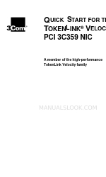 3Com TOKENLINK VELOCITY XL PCI 3C359 NIC Краткое руководство по эксплуатации