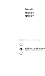 Ariston FO 98 P.1 Manual de instruções de instalação e utilização
