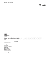 Ariston FTGHG 751 D/A LPG Operating Instructions Manual