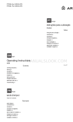 Ariston FTGHL 641 D/IX/A LPG Operating Instructions Manual