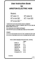 Ariston KT 6104 QD Livro de instruções do utilizador