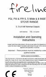 Fireline FGi Installation And Operating Instrictions