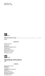 Ariston PFS750T/HA Manual de instrucciones