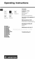 Ariston PH 640 MS Operating Instructions Manual