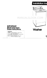 Whirlpool 3358968 Instructions d'installation