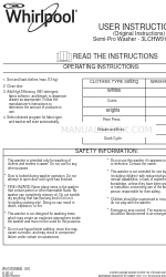 Whirlpool 3LCHW9100YQ User Instructions