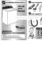 Whirlpool 3XLA87W72AN0 Installation Instructions