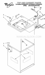 Whirlpool 8LSP8245AG1 Lista de piezas