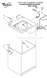 Whirlpool 8LSR5132BN1 Parts List