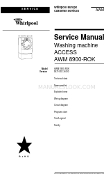 Whirlpool ACCESS AWM 8900-ROK Manual de serviço