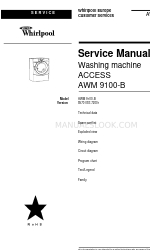 Whirlpool ACCESS AWM 9100-B Manual de serviço