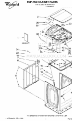 Whirlpool AUTOMATIC WASHER W10314723 パーツマニュアル