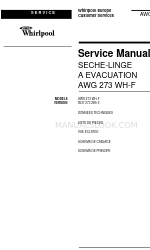 Whirlpool AWG 273 WH-F Service Manual