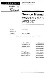 Whirlpool AWG 327 Manuel d'entretien