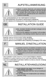 Whirlpool AWM 8000/PRO Installationshandbuch