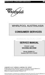 Whirlpool AWM8121 Руководство по эксплуатации