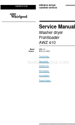 Whirlpool AWZ 410 Service Manual