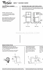 Whirlpool Cabrio WTW6700T Информация об установке