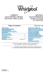 Whirlpool Cabrio,- WED7300X Manuel d'utilisation et d'entretien