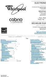 Whirlpool Cabrio,- WED7300X Manuel d'utilisation et d'entretien